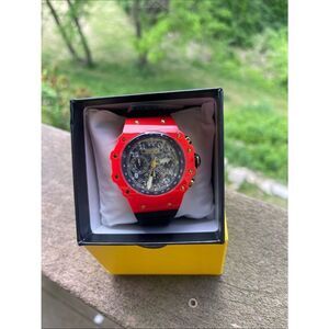 Invicta Red and Black Sport Chronograph with Gold Accents (69685)
